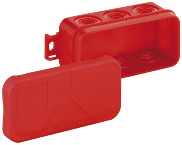 AP-Abzweigdose Mini 25 89×43×37mm, rot
