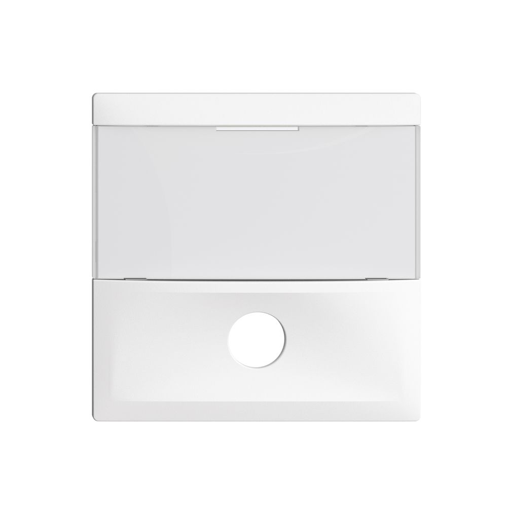 Frontplatte EDIZIOdue weiss für Sonnerietaster