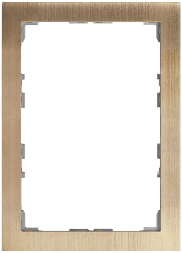 Cadre de rec.3×2 Touchpanel II KNX Prestige laiton pc