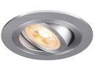LED-Downlight SLV NEW TRIA 75 GU10 1×10W Ø93mm Silber