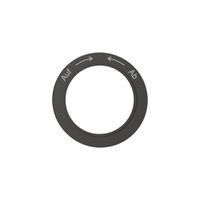 Kennscheibe NEVO, f.Drehschalter, Auf-> <-Ab, schwarz