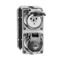 AP-Kombination nass I-I 2×T23 EMP Al kugelpoliert, Schraubklemme