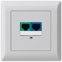 Scatola INC DSL kallysto.line 2×RJ45 grigio chiaro