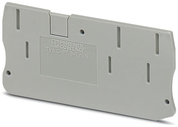 Couvercle PX L=72.4mm, l=2.2mm gris