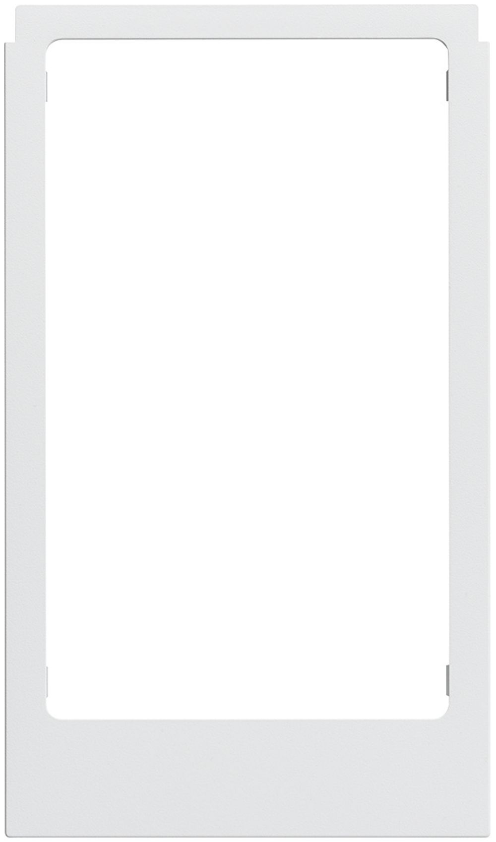 Designrahmen Video Hager elcom.touch eckig weiss