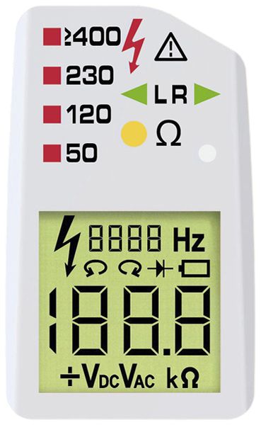 Spannungsprüfer-Set Benning 1000VAC/1200VDC Cat IV 600V/Cat III 1000V IP65