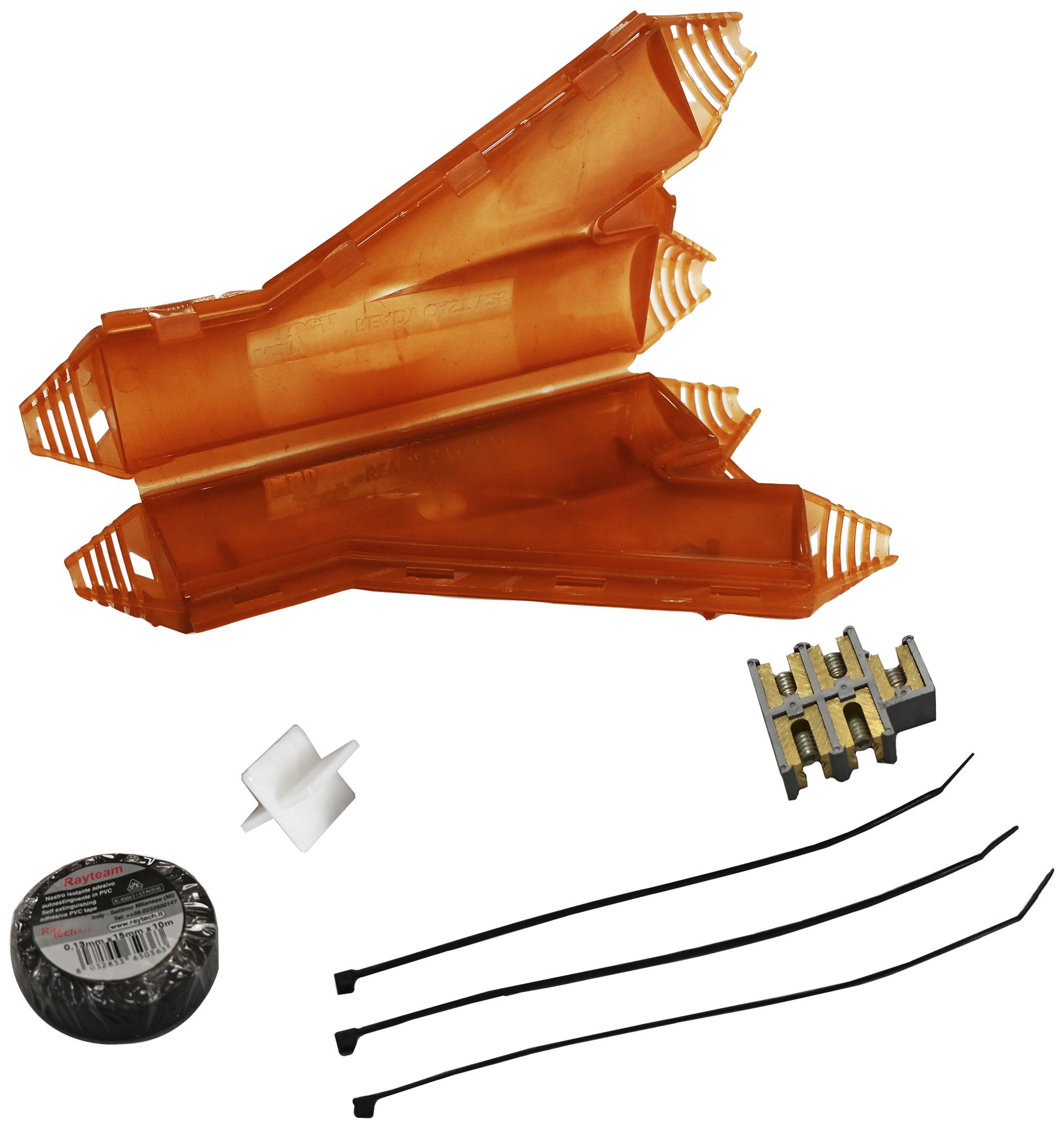 Manchon de jonction Raytech READY CAST Y16/25 avec gel Ø8…30mm 5×16mm² IP68 ora