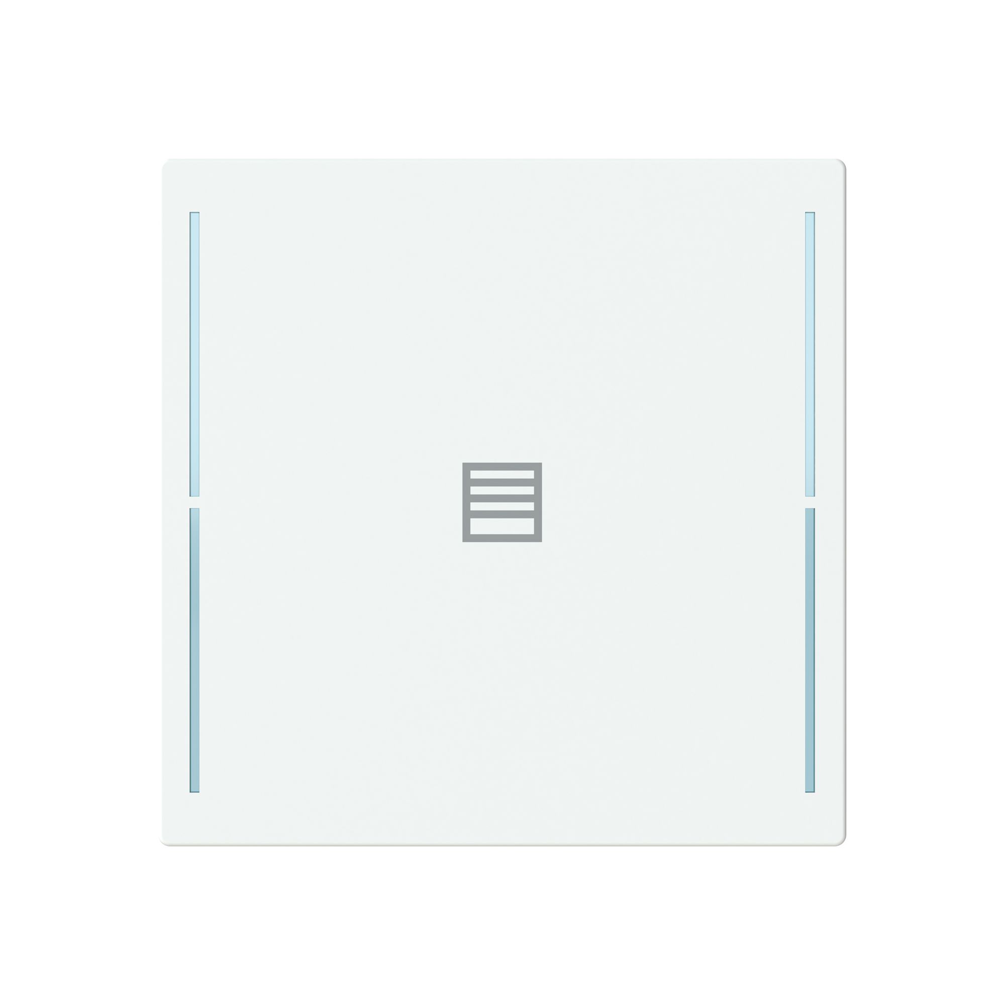 Tasterabdeckung ABB SIDUS touch 1-fach "Taster-Jalousie" weiss