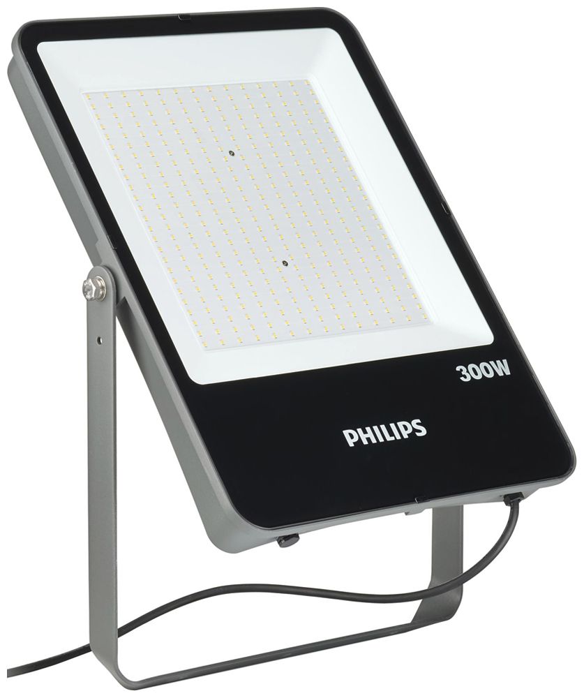 LED-Strahler Philips Ledinaire 300W 36000lm 840 IP65 110° 52×384×556mm grau