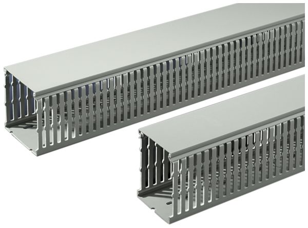 Installationskanal Rittal TS 8800.750 80×30×2000mm geschlitzt grau 24Stk