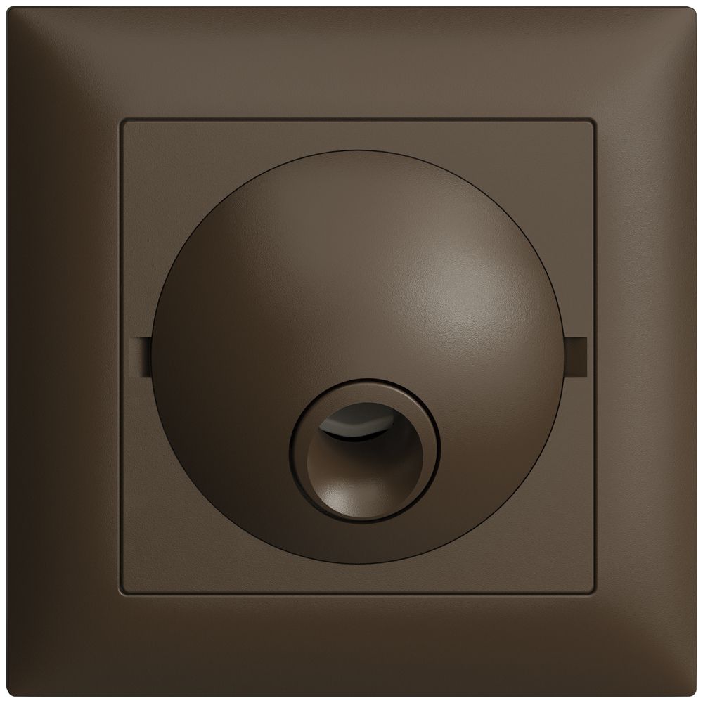 UP-Anschlussdose EDIZIOdue 8L für Rufleuchte, coffee