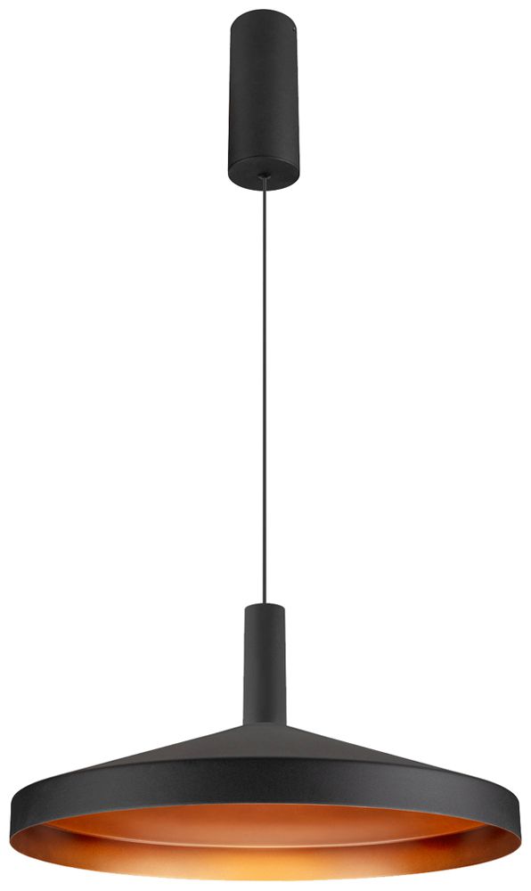 LED-Pendelleuchte SLV LALU TETRA 10W 700lm 2700…3000K DIM Ø360×190mm schwarz