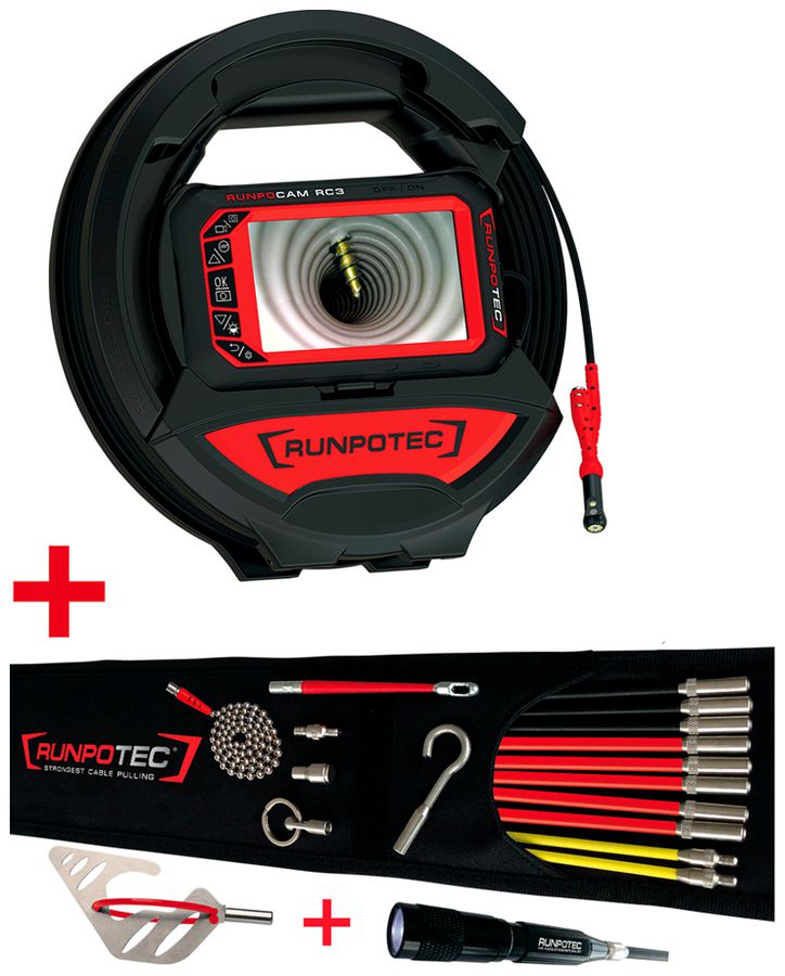 Kit de caméra d'inspection Runpotec RC3+RUNPOSTICKS