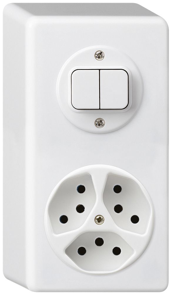 AP-Kombination I-I basico 1/1L +3×Typ 13 weiss