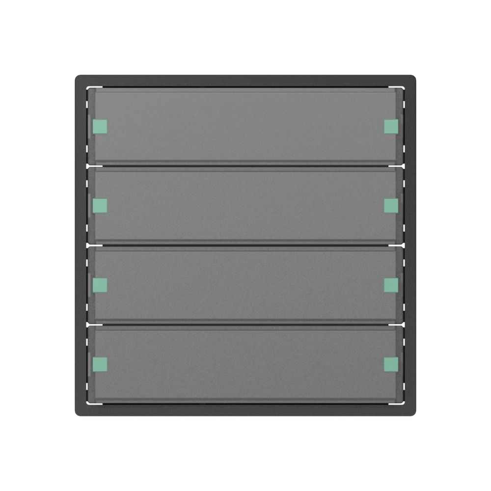 Tastsensor ABB SIDUS KNX Typ-E 4/8, anthrazit