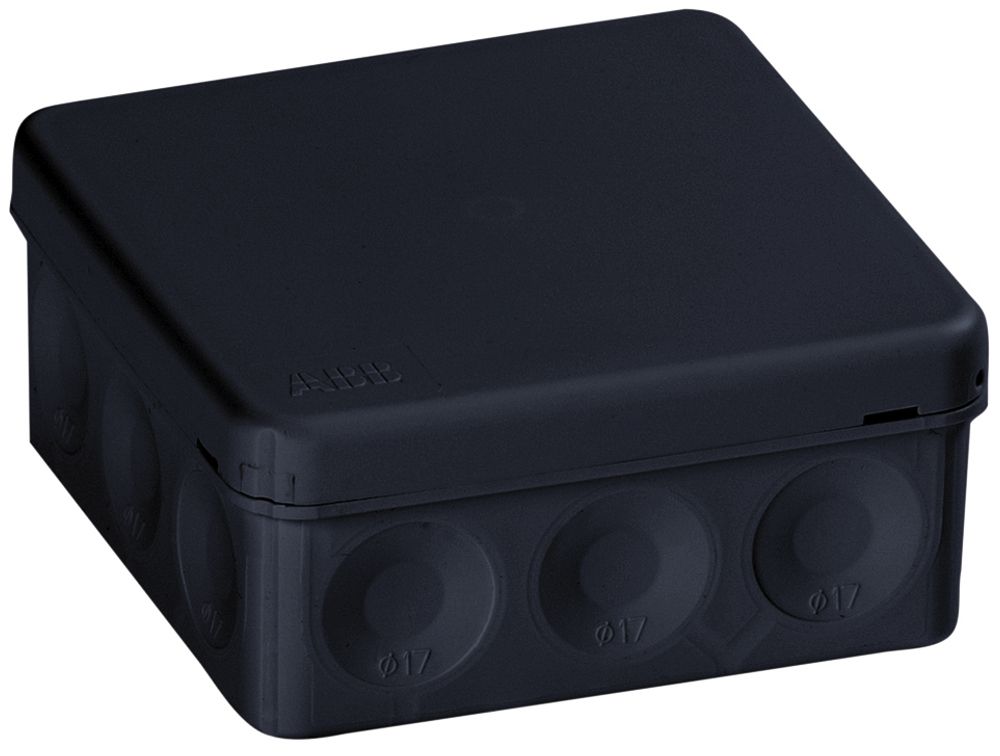 AP-Abzweigdose ELTAG ABB AP9 80×80×35mm IP65 schwarz