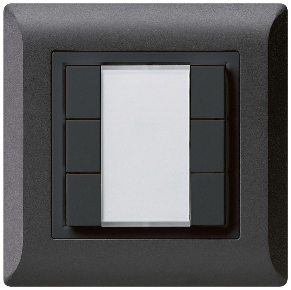 Poussoir universel ENC 6×kallysto.line sans LED noir
