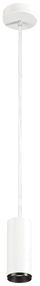 LED-Pendelleuchte SLV NUMINOS S DALI 11W 1100lm 4000K 36° Ø65×162mm weiss