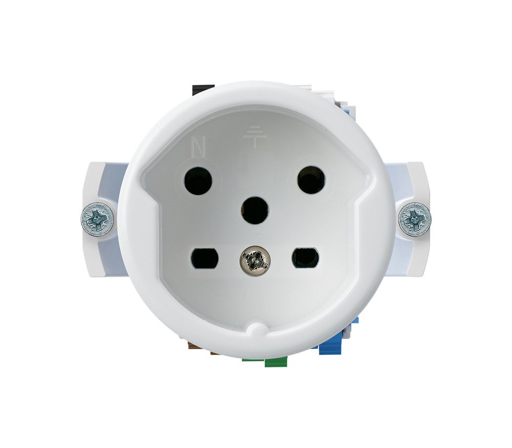 Einsatz zu UP-Steckdose basico T15 weiss