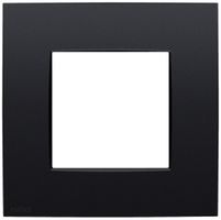 Abdeckrahmen Niko Intense 83×83mm schwarz