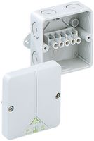 AP-Abzweigdose Abox 040 AB-L Bef.aussen 93×93×55mm lichtgrau