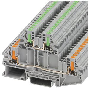Morsetto a due piani PX PTTBV 2.5/U-OG/O-GN