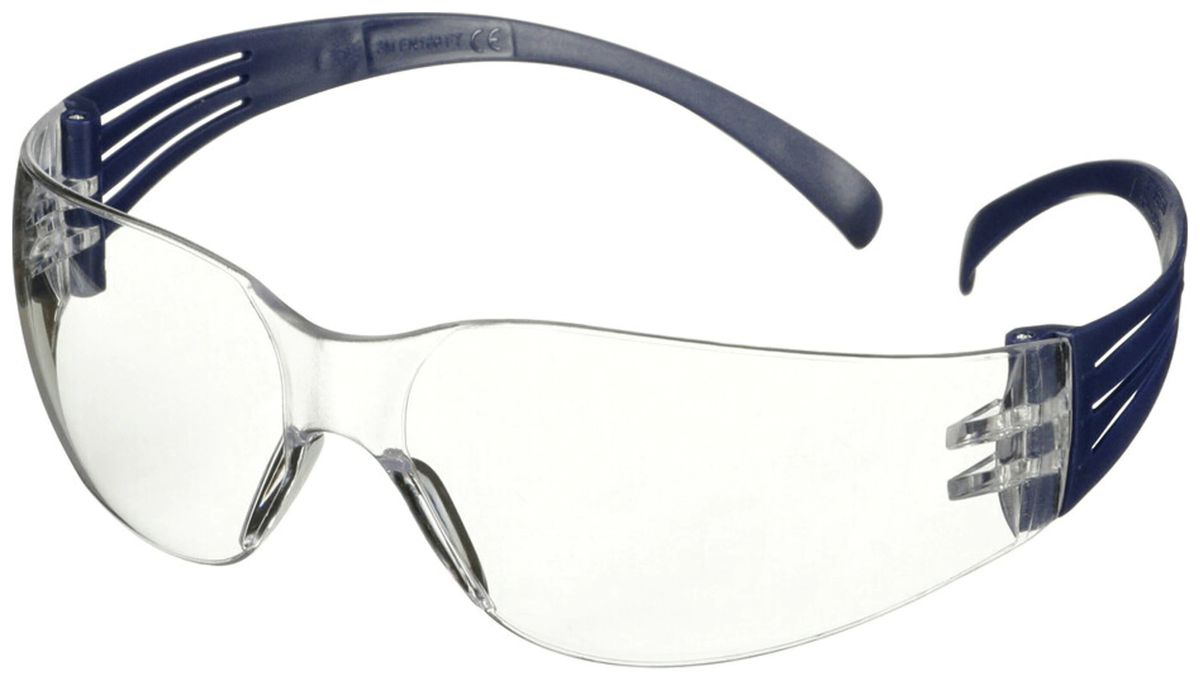 Schutzbrille 3M SecureFit SF101AF-BLU Bügel blau Gläser transparent
