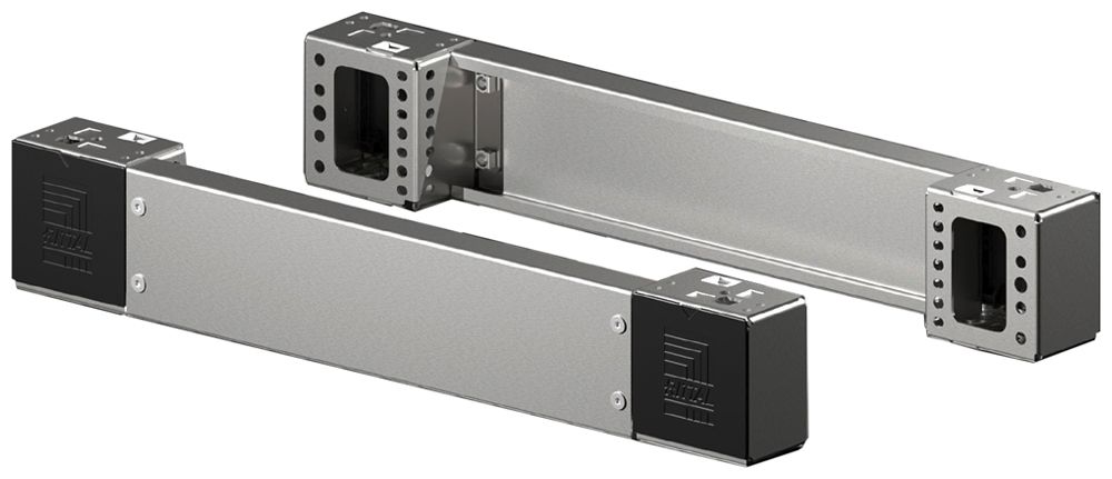 Cache-socle Rittal VX 8660.050 600×100mm face/revers acier fin 2 pcs