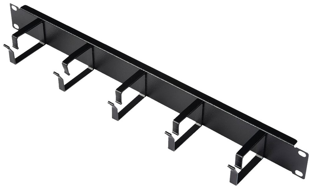 Étrier guide-câbles ROLINE 80×480×44mm métal 1UH noir