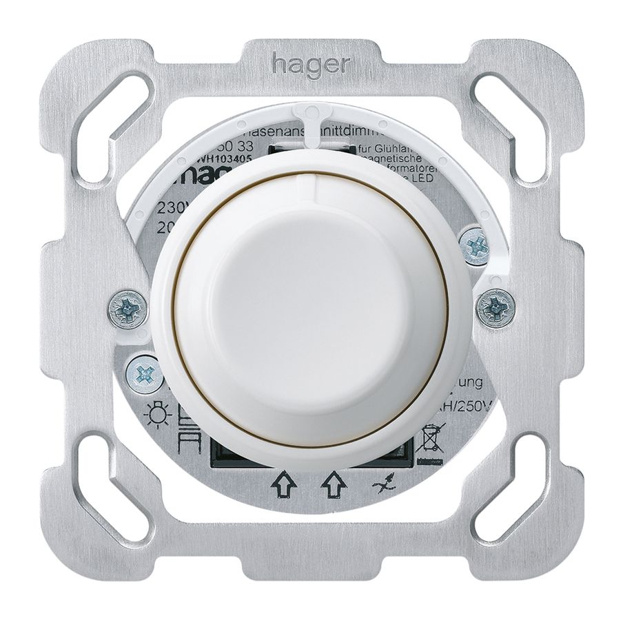 UP-Universaldimmer basico B Phasenan. mit LED weiss
