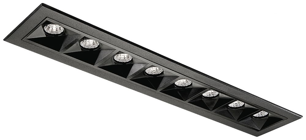EB-LED-Deckenleuchte SG Inspire 15W 1080lm 927…965 DIM 303×62mm schwarz