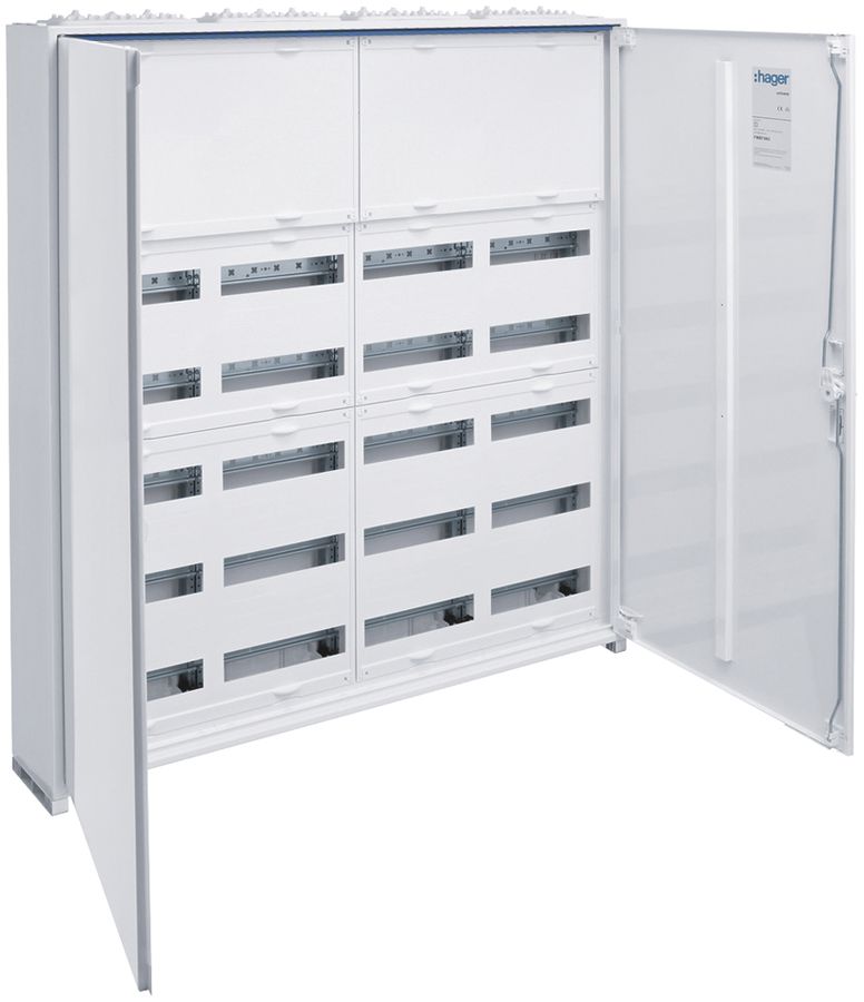 Distributeur AP Hager univers 22 rangées 240UM couv.IP44 1050×1100×165mm