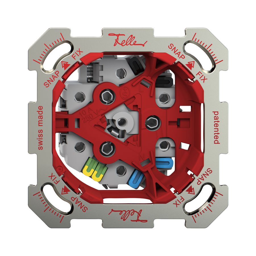 UP-Steckdose Feller SNAPFIX® 3×T13