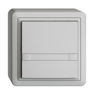 Poussoir KNX RGB AP EDUE, 250mW, a.LED RGB, papier, 1×pouss., C.2×T., grc