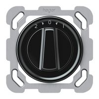 UP-Schwenktaster origin 1P 0<1 10A 230V 77×77mm schwarz