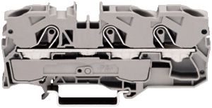 Borne de passage WAGO TopJob-S 10mm² 3L gris série 2010