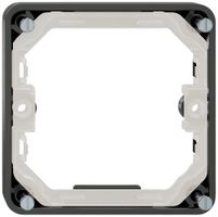 Aufsatzrahmen Feller NEVO SNAPFIX® 87×87×8.5mm schwarz