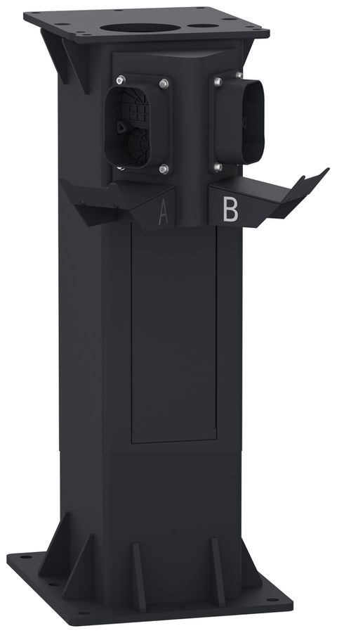 Montagesäule Evlink Pro für Ladestation DC 60kW mit 2×CCS-Anschlüssen 0.75m