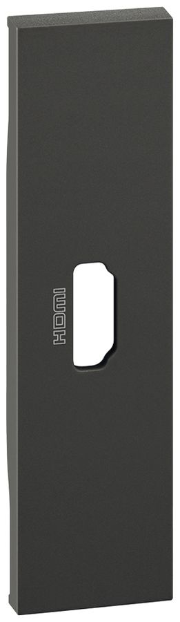 Abdeckung Living Now 1 Modul für HDMI-Steckdose schwarz