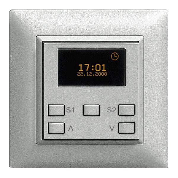 Timer astro. INC motore/scena 1c/2t ZEP EDIZIOdue silver