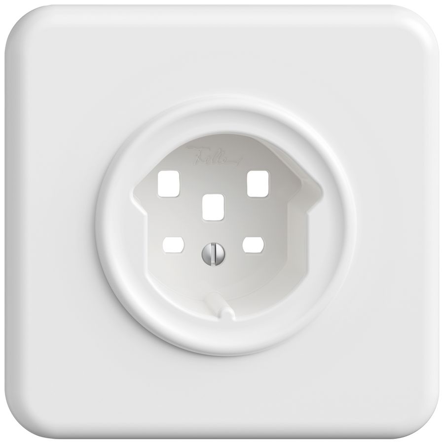 UP-Montageset STANDARDdue SNAPFIX® für Steckdose T25 ws