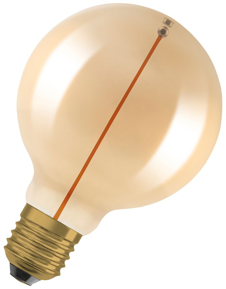 Lampada LED Osram Vintage 1906 E27 2.2W 120lm 827 Ø95×138mm oro