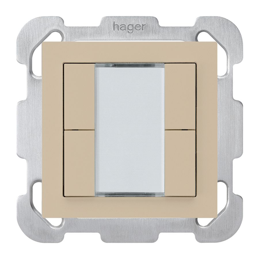 Tasto INC kallysto B KNX 4× s/e-link beige