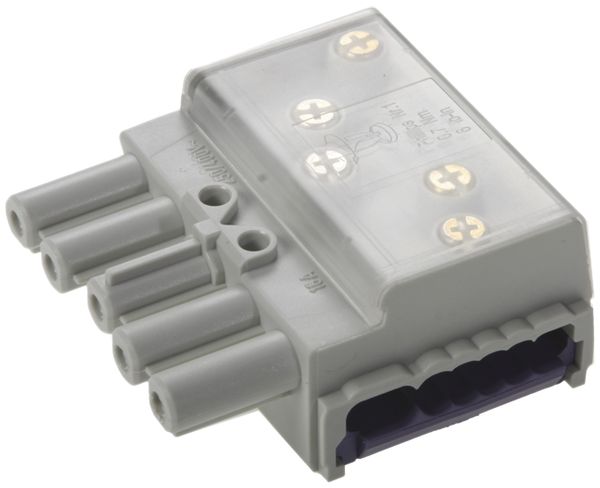 Boîte de dérivation Woertz pour câble plat Combi/DALI 5P C1