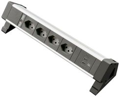 Prise multiple de table Desk-Mountain 4×T13/2×USB-C 3m T12 F=10A