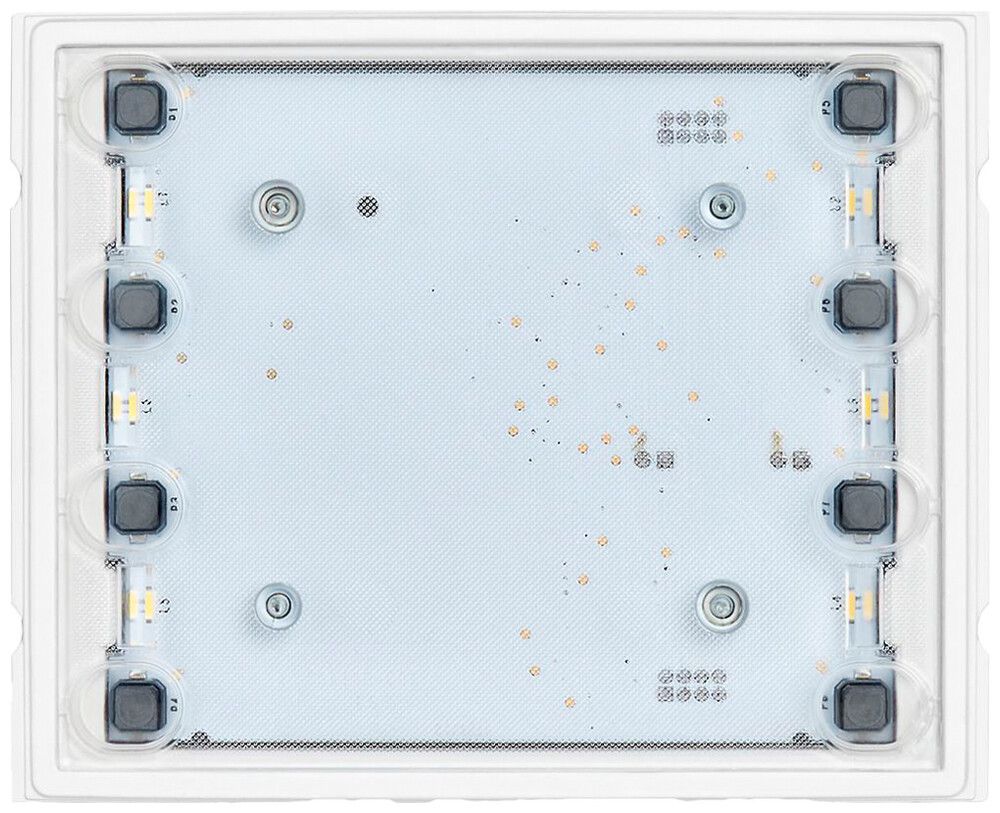 Modulo tasto di base Urmet Alpha, 8×pulsante, IP55