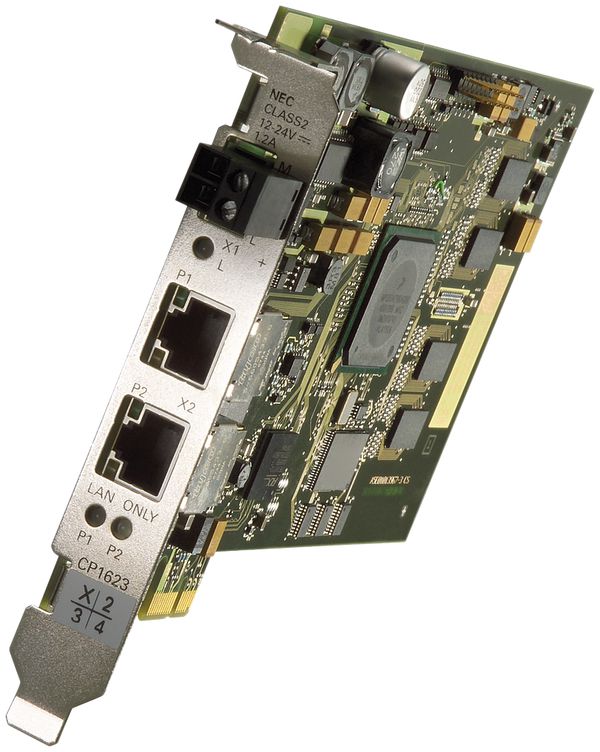 Processore di comunicazione Siemens SIMATIC CP 1623 PCI (Express X1), 2×RJ45