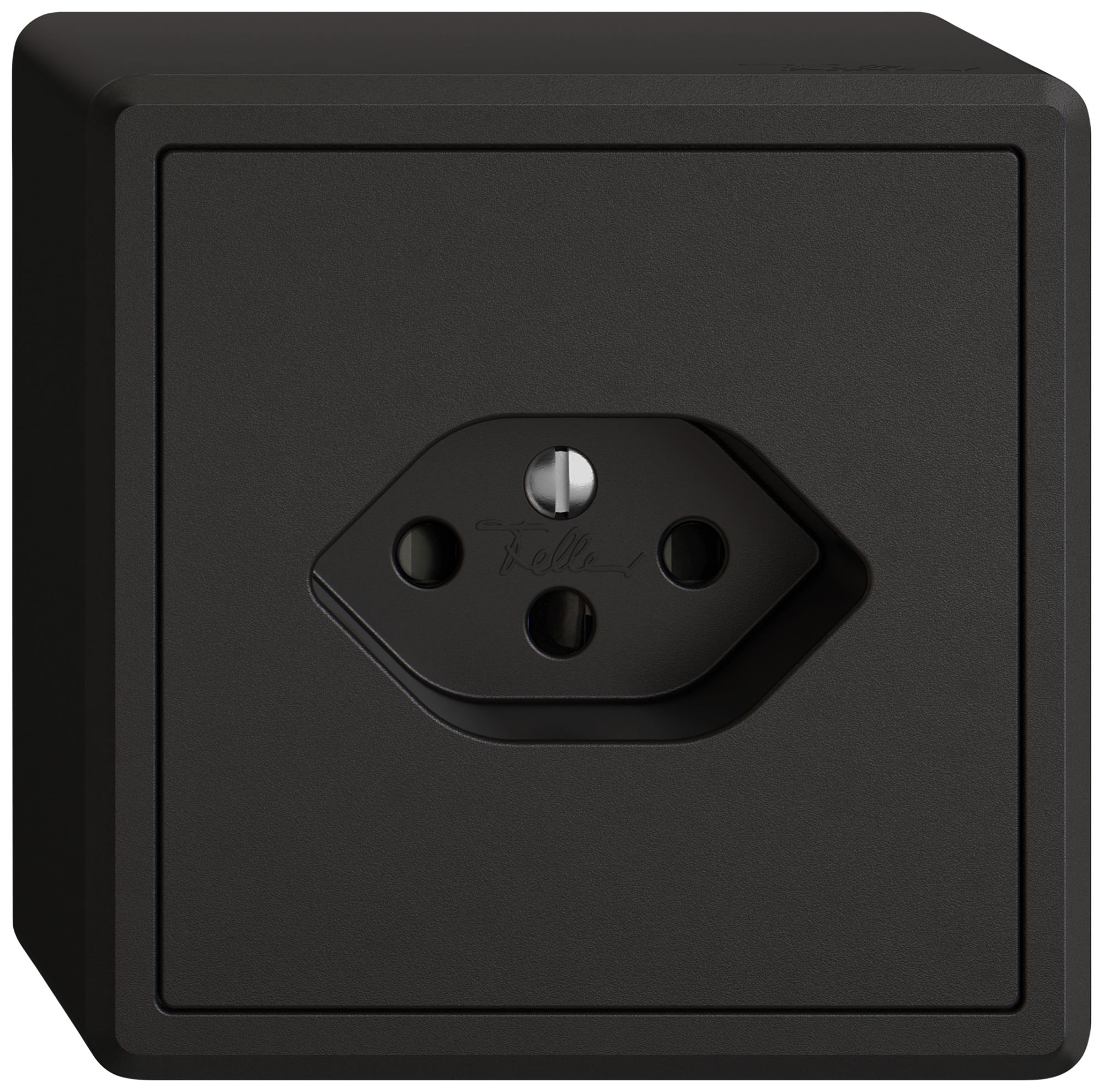 Presa AP EDIZIO.liv SNAPFIX® 1×T13 con shutter ne