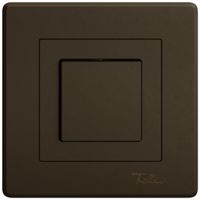 UP-Druckschalter EDIZIO.liv SNAPFIX® Aus/Wechsel 3/1L br