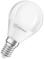 Lampe LED LEDVANCE CLAS P E14 4.9W 470lm 2700K VAR Ø45×82mm mat